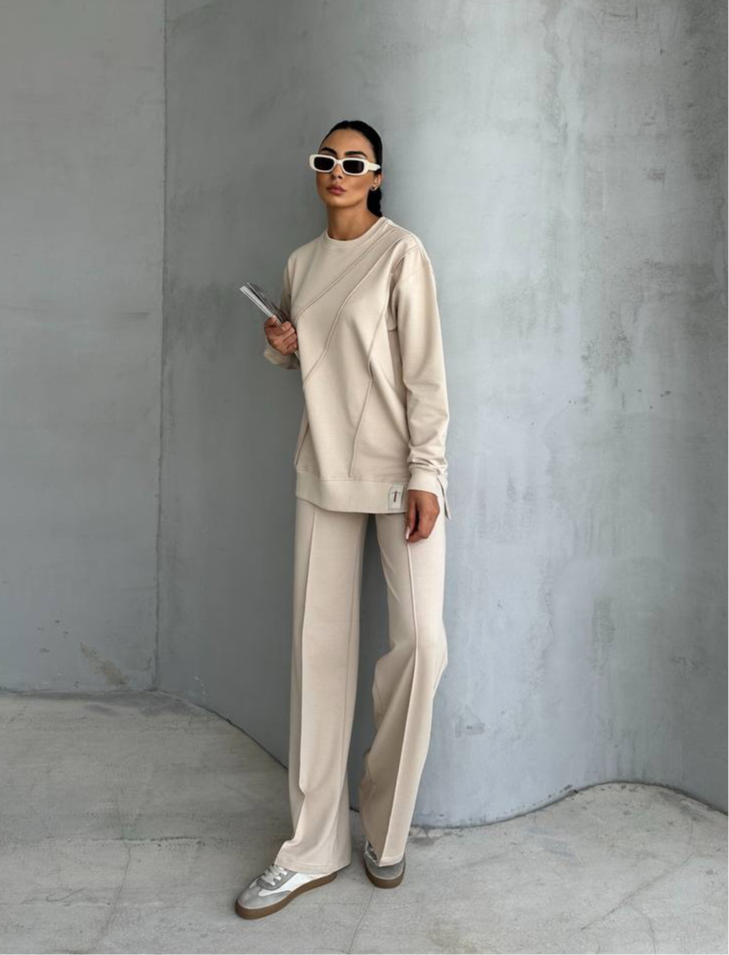 Beige Tracksuit