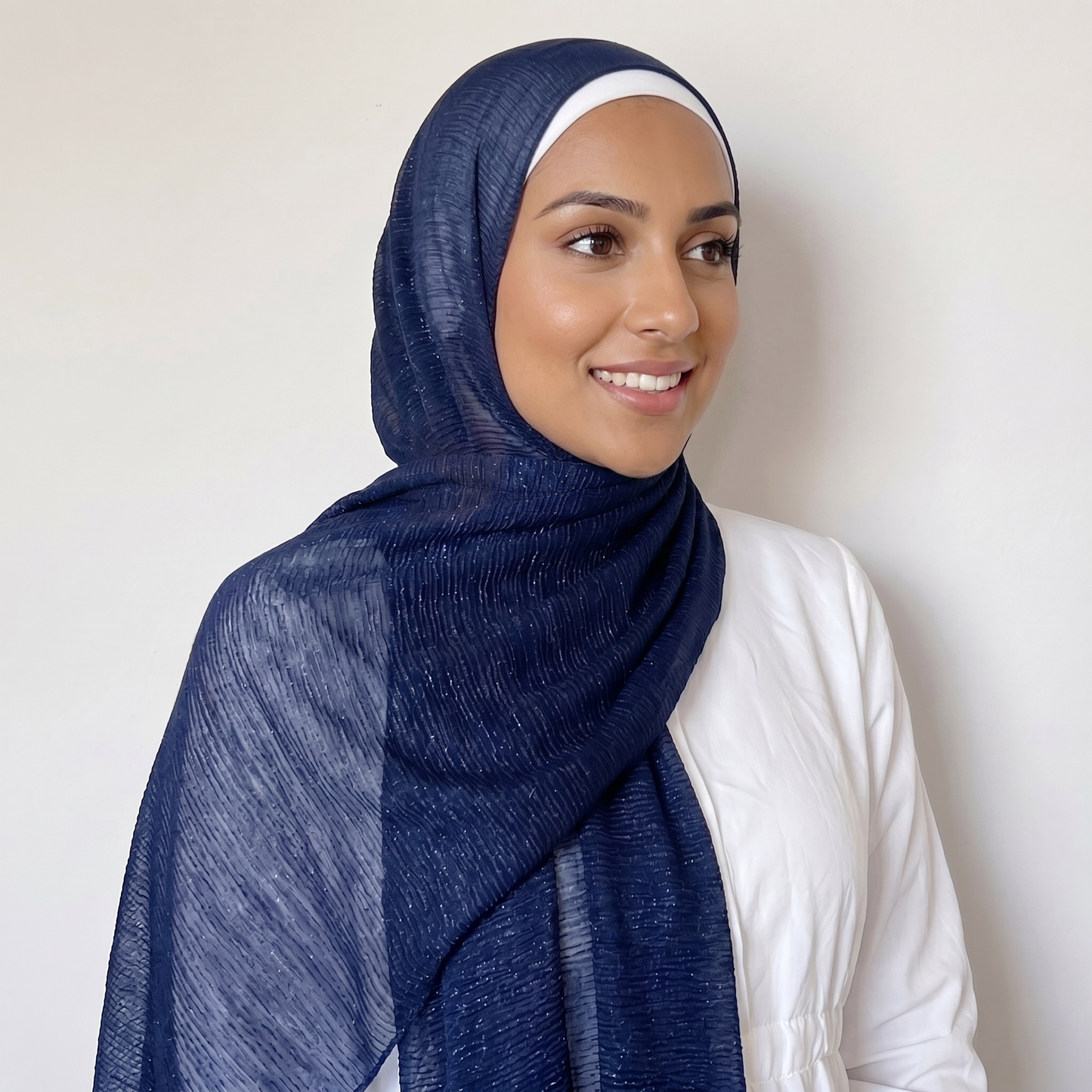 Cashmere Hijab - Navy Blue