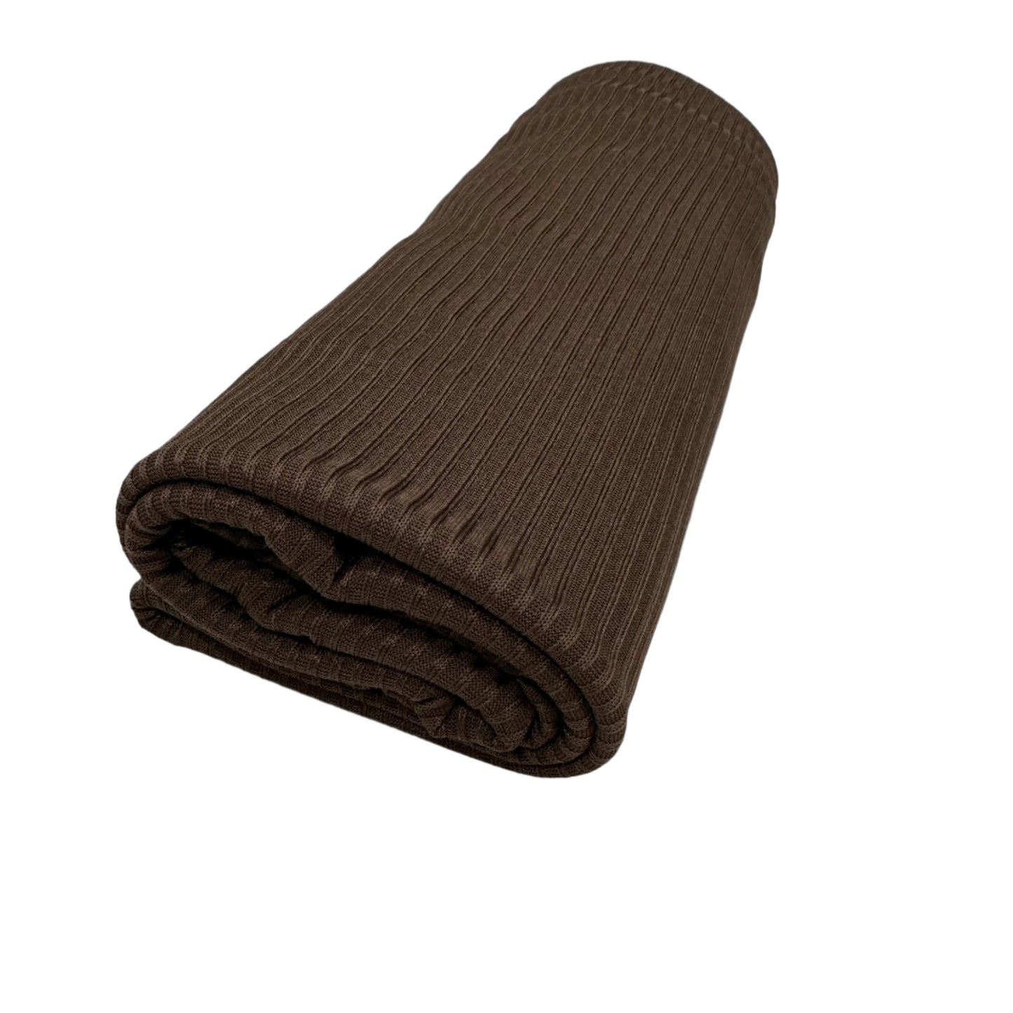 Cocoa Ribbed Jersey Hijab