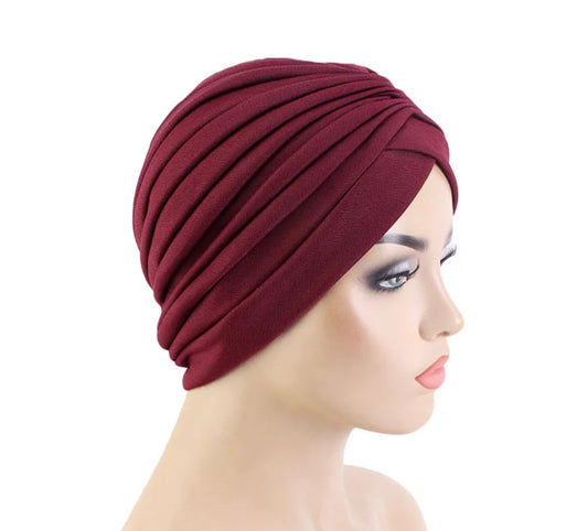 Burgundy Turban