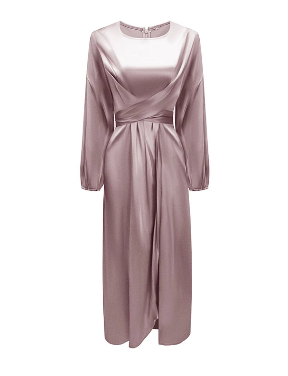 Alia Satin Dress - Pink