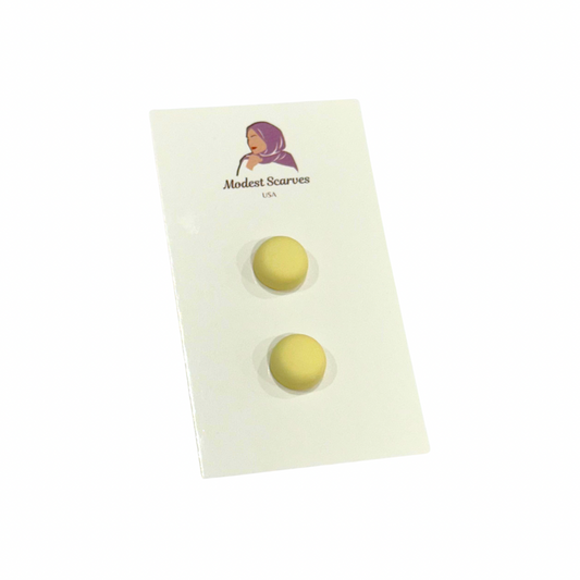 Yellow Hijab Magnet Pins