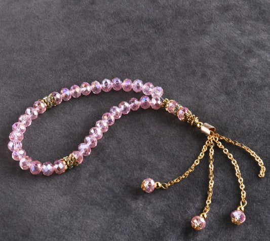 Pink Tasbih Beads