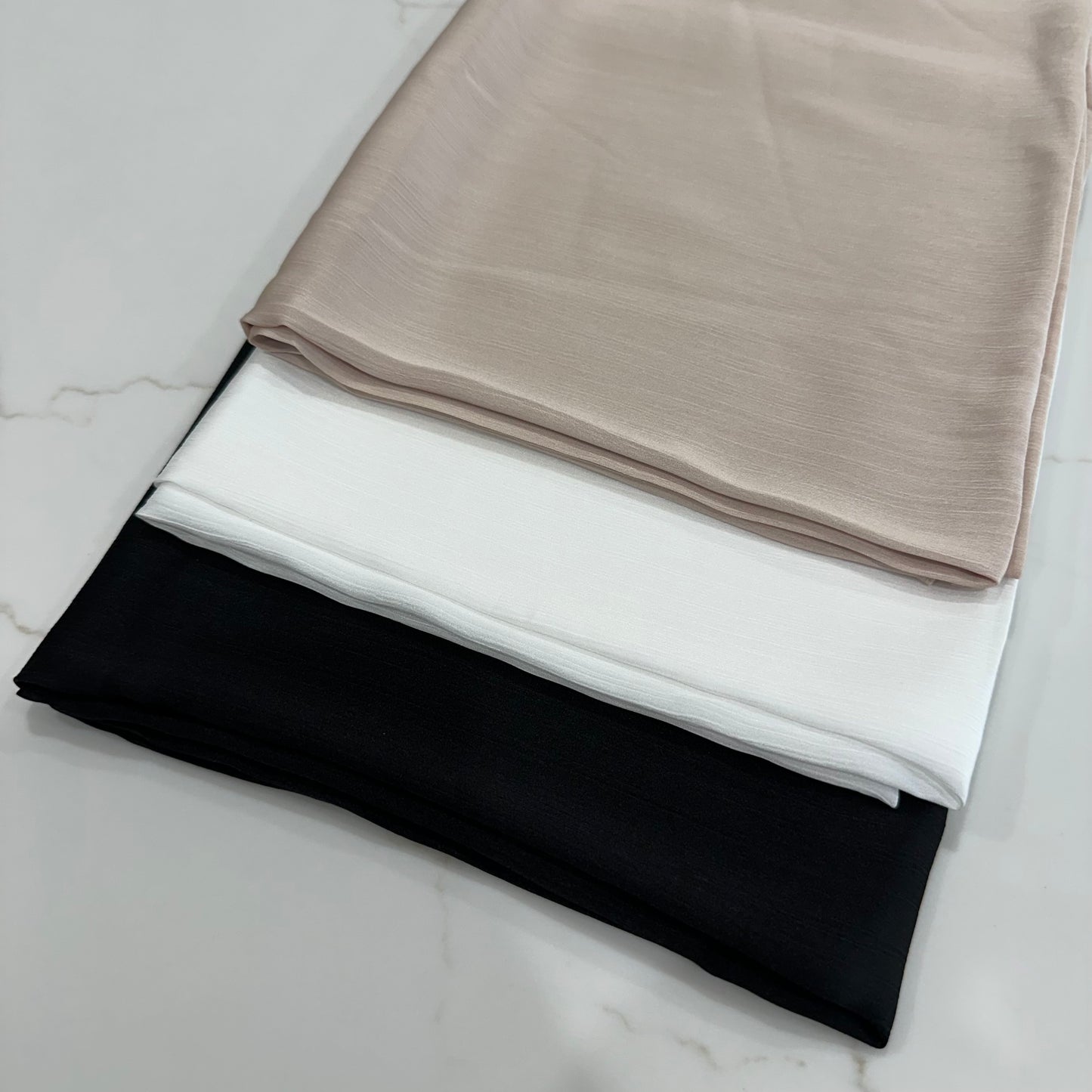 Crepe Satin Hijab - Basics