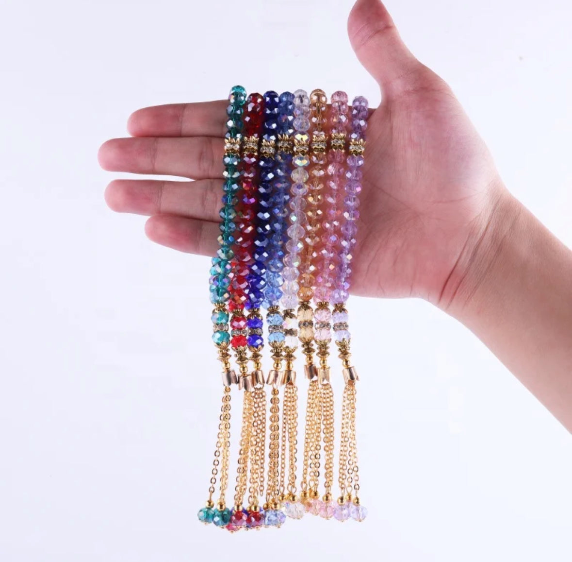 Purple Tasbih Beads