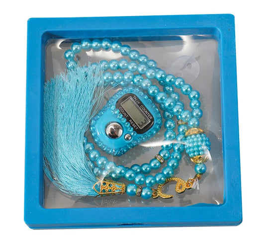 Blue Tasbih Set