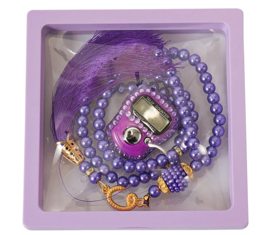 Purple Tasbih Set