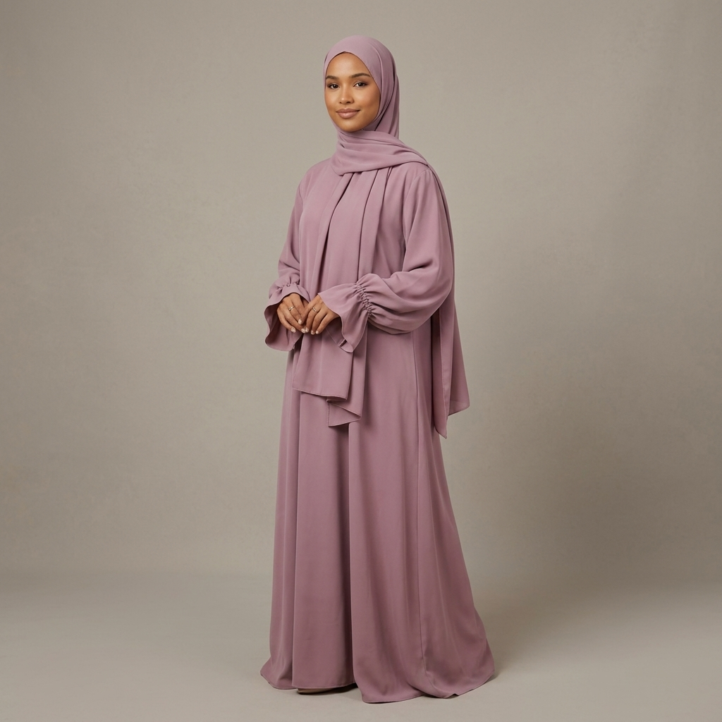 Dusty Pink Prayer Dress