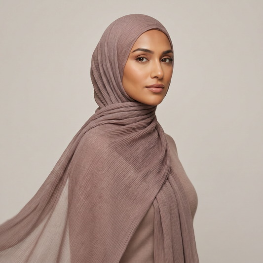 Cashmere Hijab - Deep Mauve