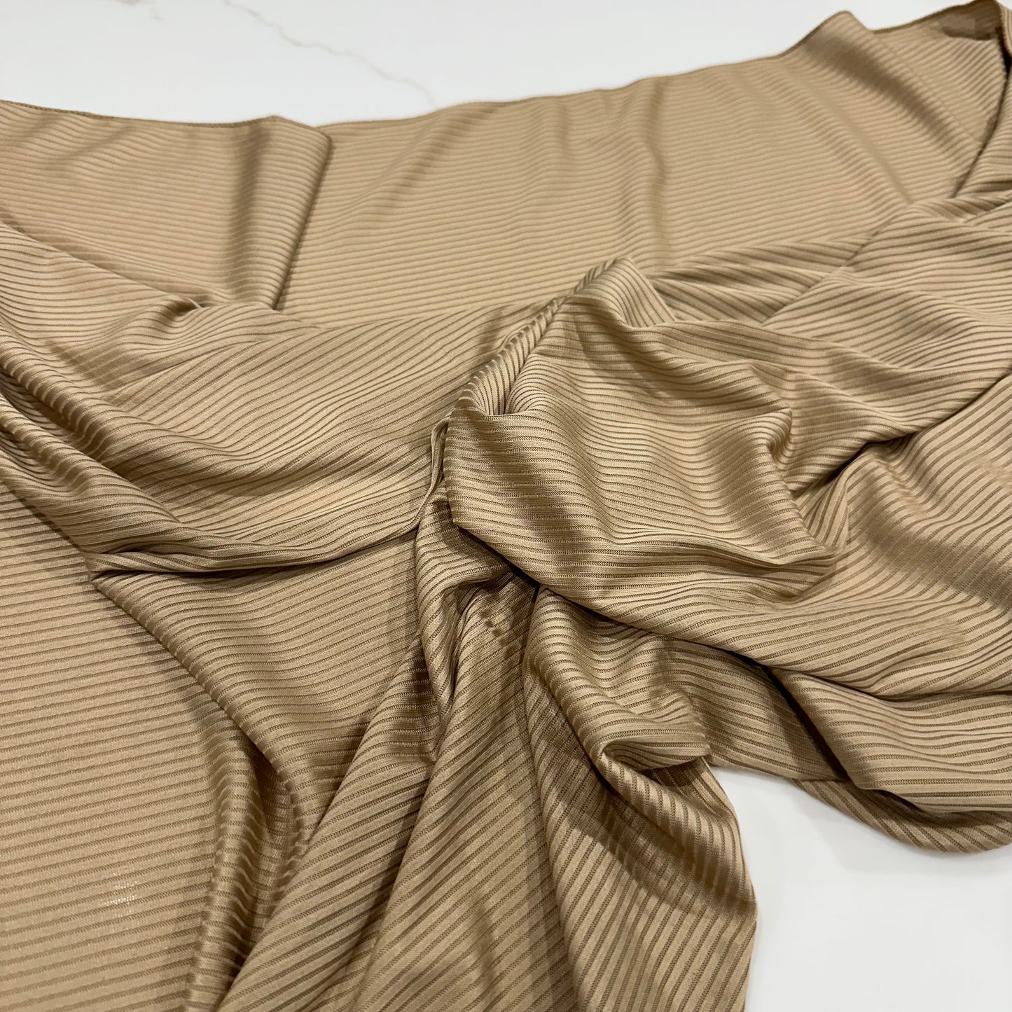 Sand Ribbed Jersey Hijab