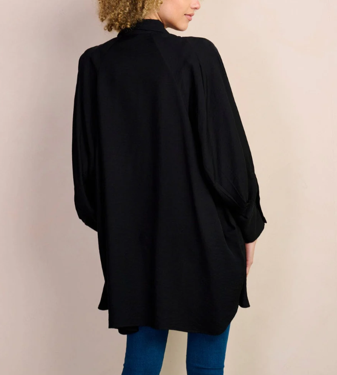 Layan Oversized Top - Black